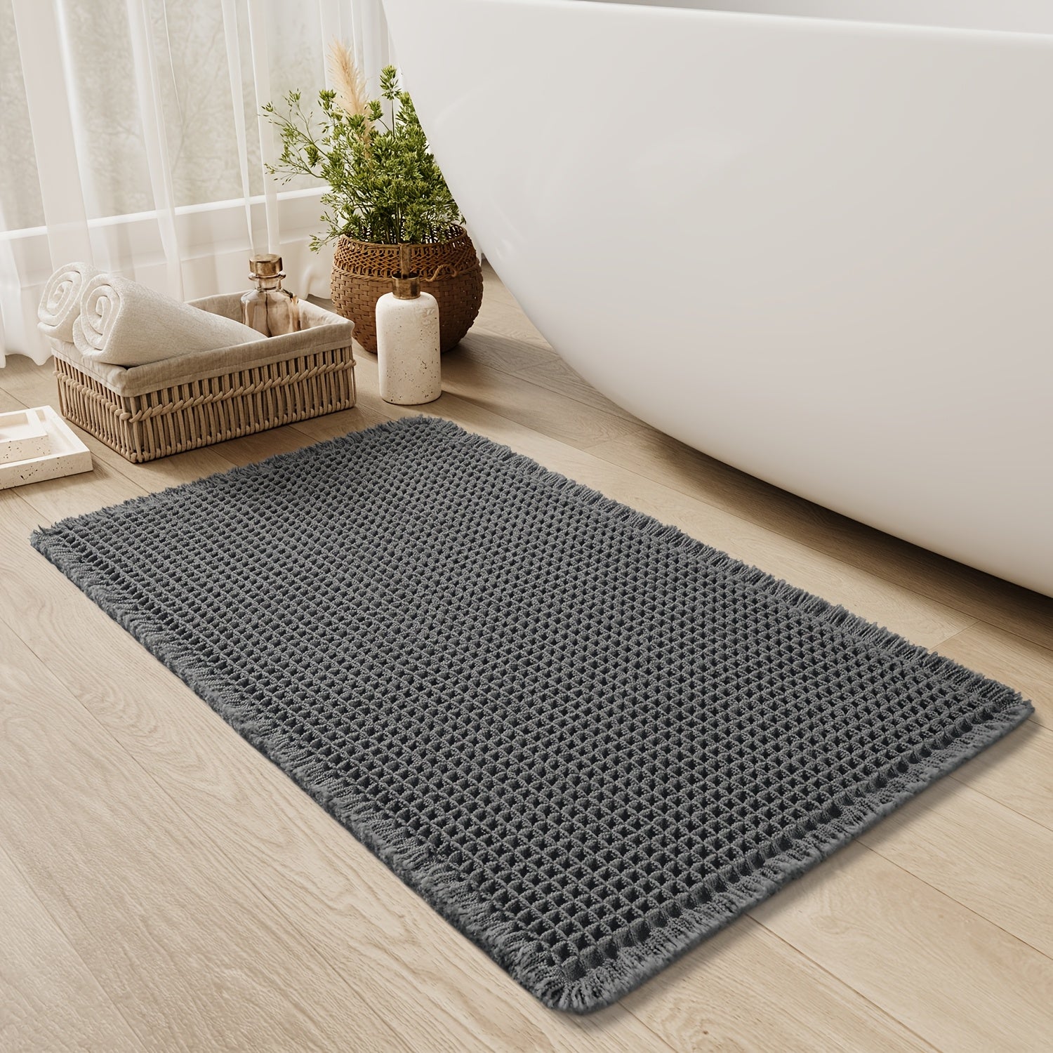 AbsorbEase | Non-Slip Ultra-Absorbent Bath Mat 9