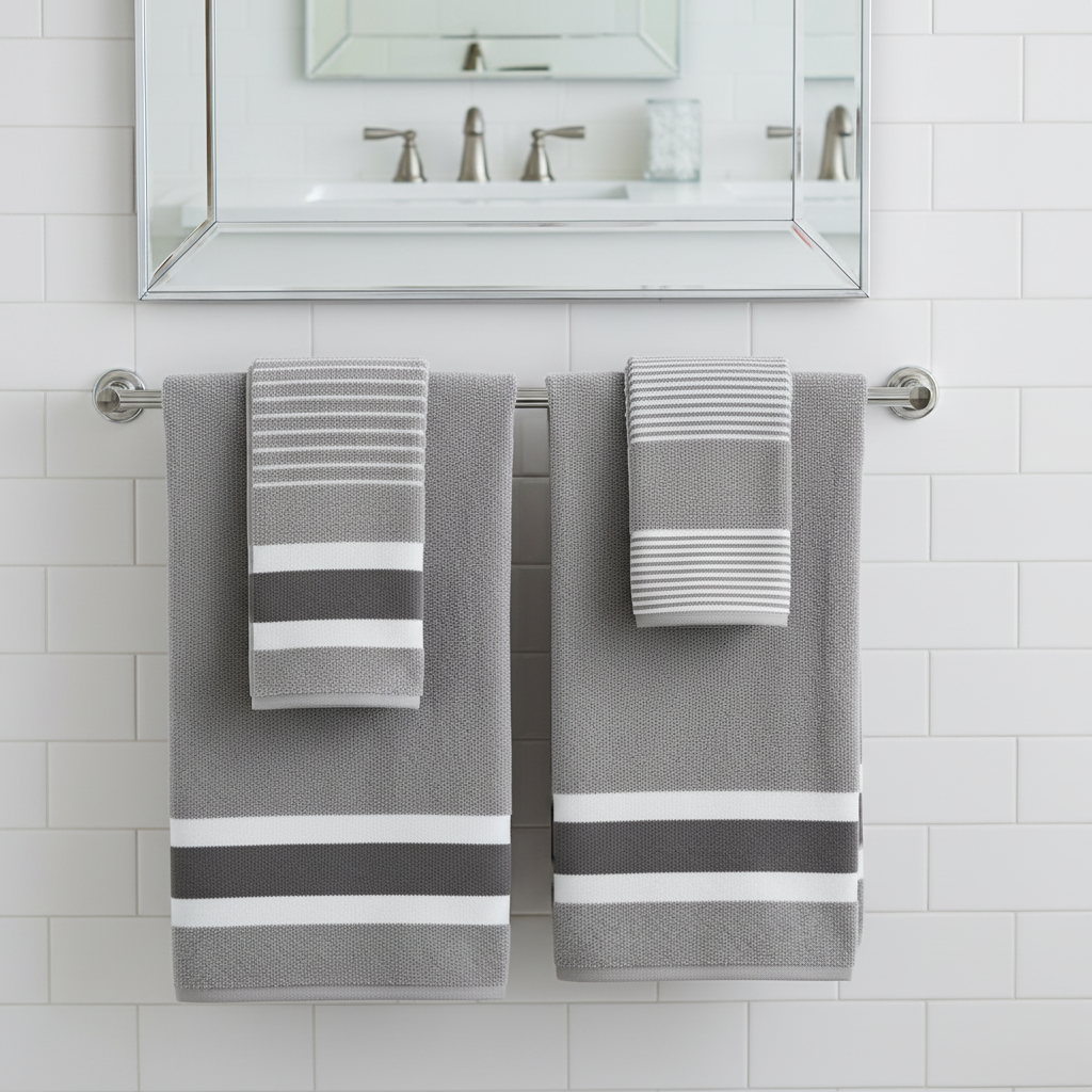 AquaPlush Luxury Bath Towel Set | 8-Piece Towel Set