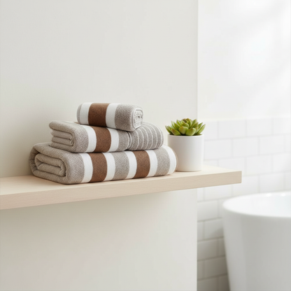 AquaPlush Luxury Bath Towel Set | 8-Piece Towel Set