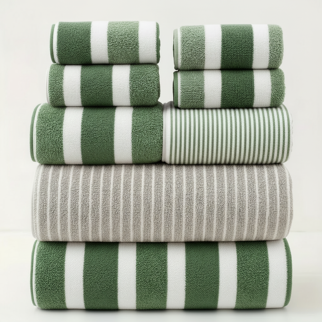AquaPlush Luxury Bath Towel Set | 8-Piece Towel Set