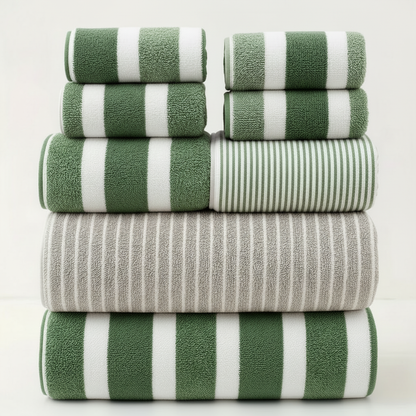 AquaPlush Luxury Bath Towel Set | 8-Piece Towel Set