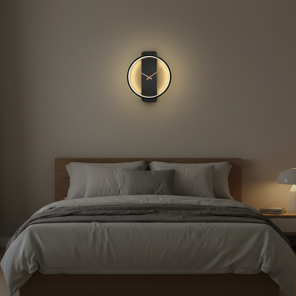 AuraTime | Modern Digital Wall Clock Decor with LED Display