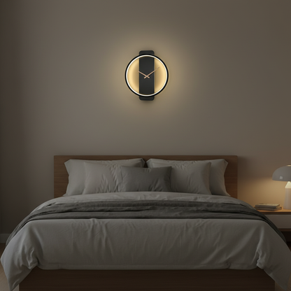 AuraTime | Modern Digital Wall Clock Decor with LED Display