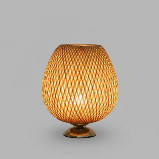BambooLight | Vintage Bamboo Table Lamp for Living Room and Bedroom