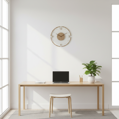 Clocky Silent Wall Clock | Modern Wall Clock Decor 35 cm