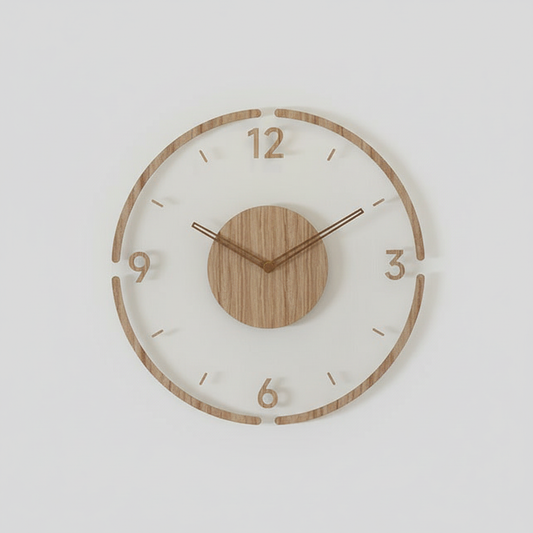 Clocky Silent Wall Clock | Modern Wall Clock Decor 35 cm