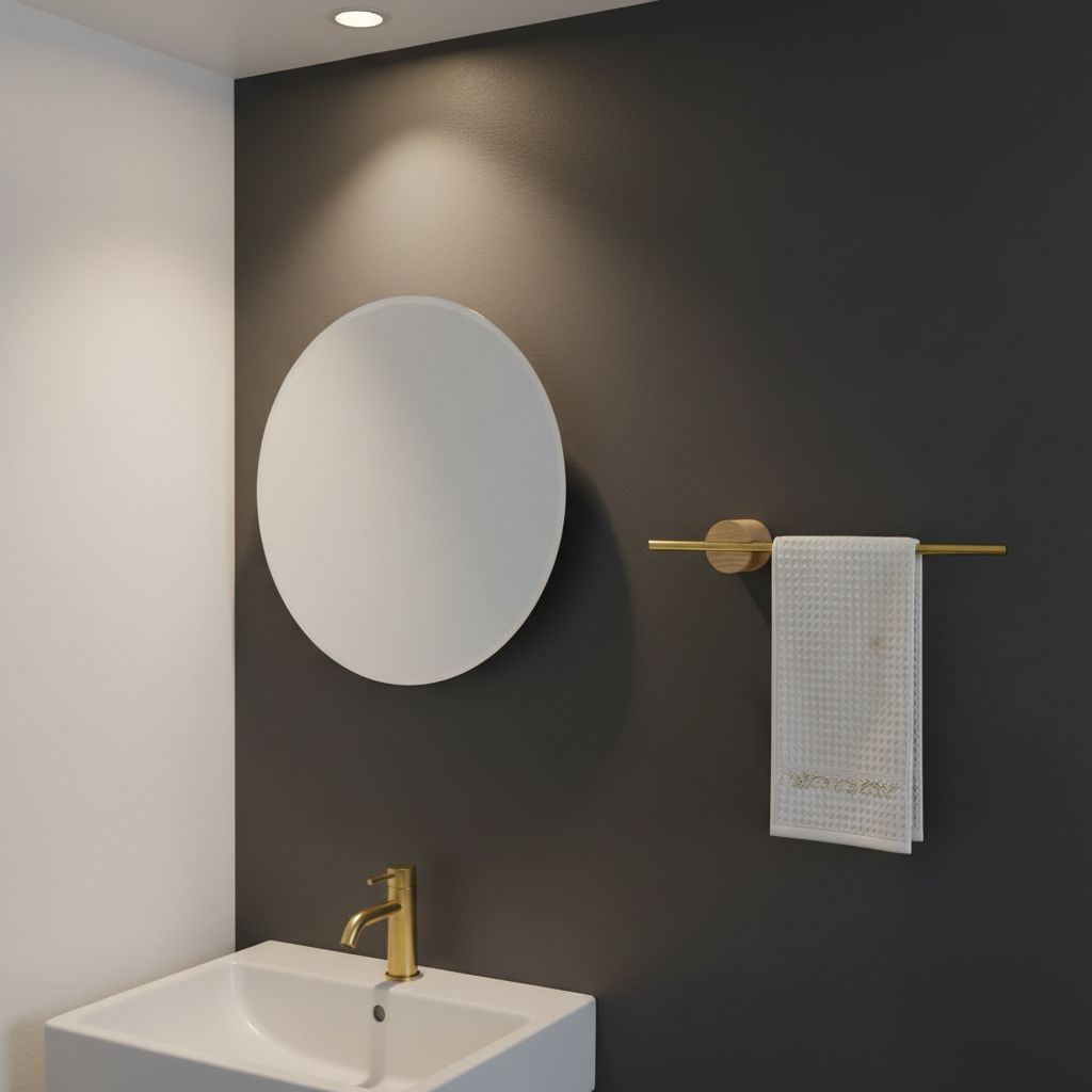 Elegant Metal Towel Rack | Modern Bathroom Towel Storage