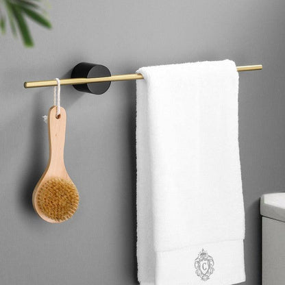 Elegant Metal Towel Rack | Modern Bathroom Towel Storage 0