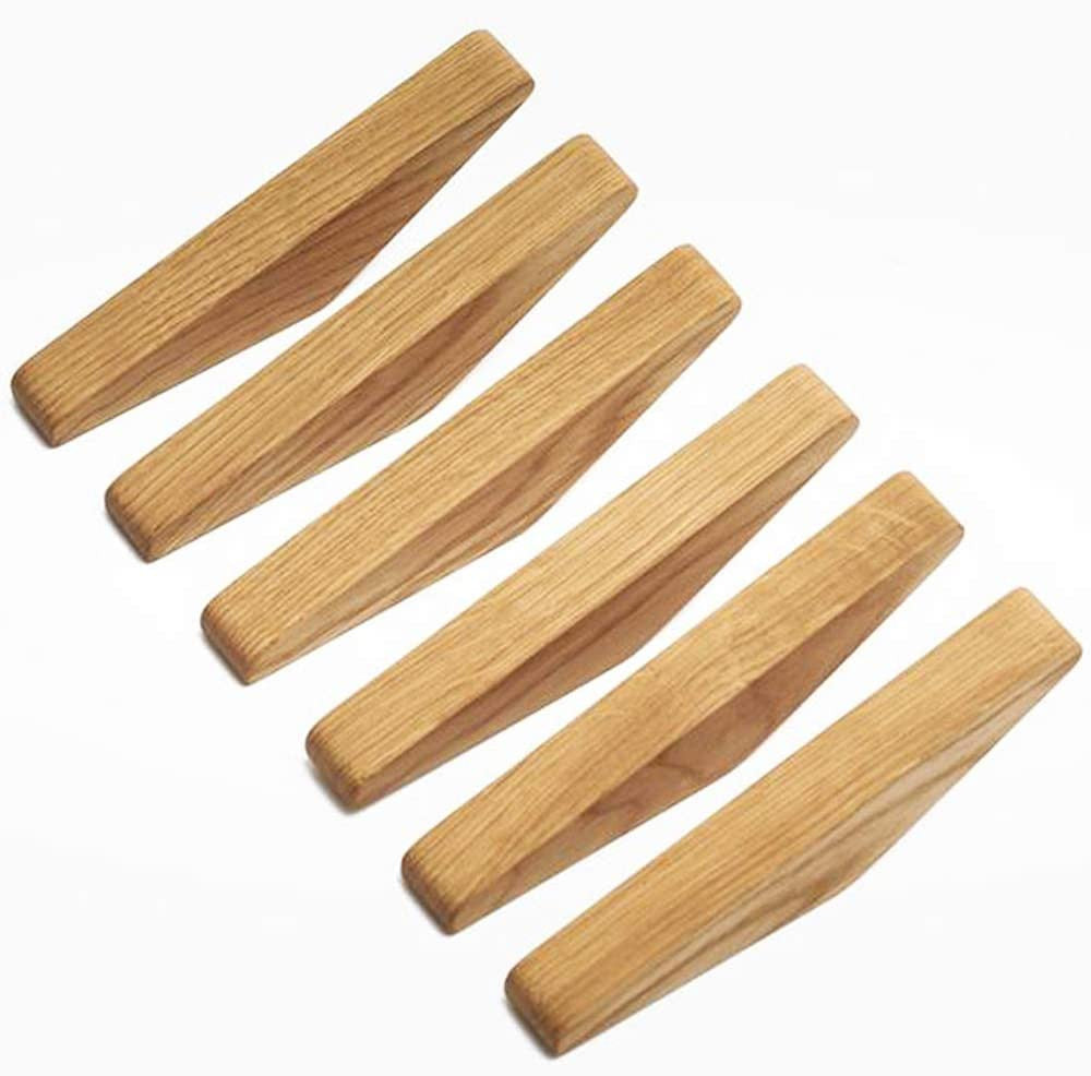 ElmHooks | Set of 6 Minimalist Wooden Wall Hooks 5