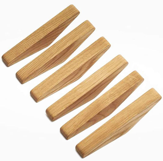 ElmHooks | Set of 6 Minimalist Wooden Wall Hooks 5